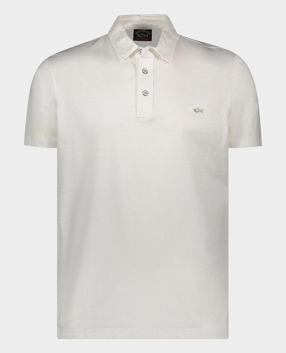 Paul & Shark - Polo uni manches courtes à col chemise - LE CAPITAINE D'A BORD