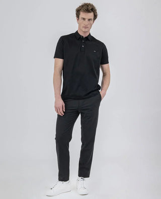 Paul & Shark - Polo uni manches courtes à col chemise - LE CAPITAINE D'A BORD
