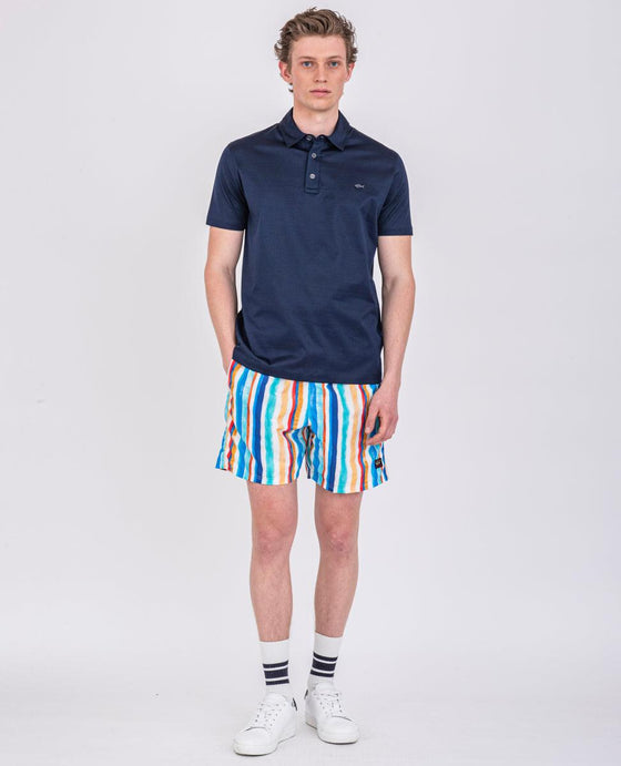 Paul & Shark - Polo uni manches courtes à col chemise - LE CAPITAINE D'A BORD