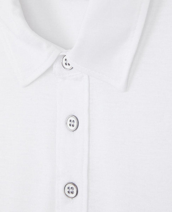 Paul & Shark - Polo uni manches courtes à col chemise - LE CAPITAINE D'A BORD