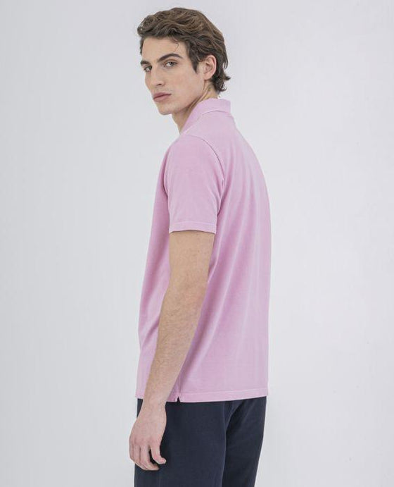 Paul & Shark - Polo uni manches courtes coton délavé - LE CAPITAINE D'A BORD