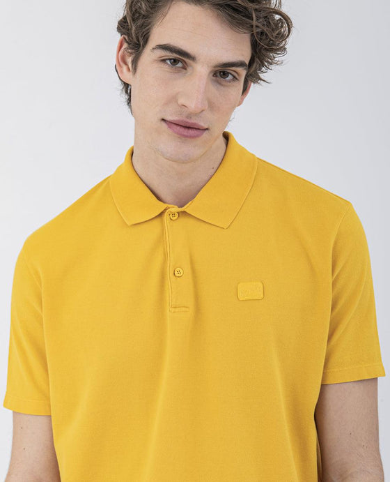 Paul & Shark - Polo uni manches courtes coton délavé - LE CAPITAINE D'A BORD