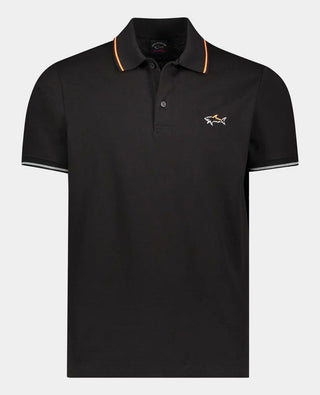 Paul & Shark - Polo uni manches courtes requin fluo - LE CAPITAINE D'A BORD