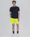 Paul & Shark - Polo uni manches courtes requin fluo - LE CAPITAINE D'A BORD