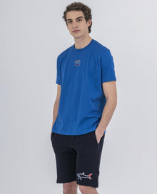  Paul & Shark - T-shirt de coton logo décalé - LE CAPITAINE D'A BORD