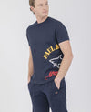 Paul & Shark - T-shirt de coton logo sur le côté - LE CAPITAINE D'A BORD