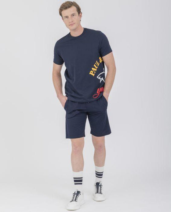 Paul & Shark - T-shirt de coton logo sur le côté - LE CAPITAINE D'A BORD