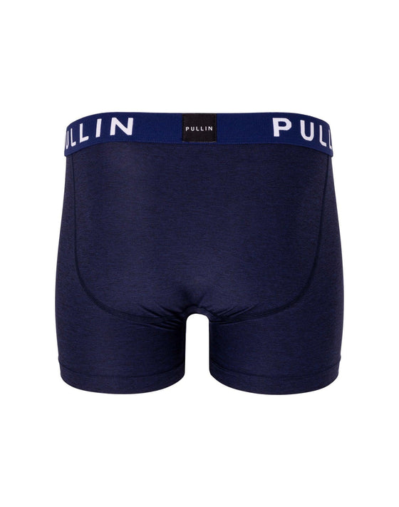 PULLIN - Boxer Master Coton Uni BLUEHEATHER21 - LE CAPITAINE D'A BORD