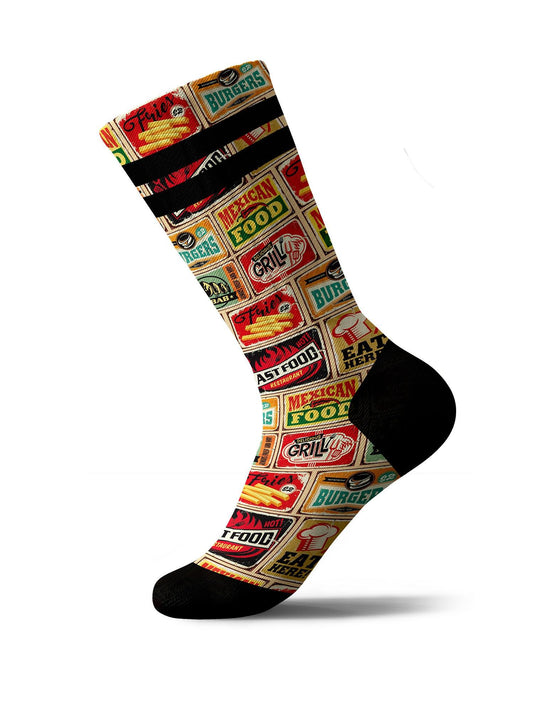 PULLIN - CHAUSSETTES LONGFASTFOOD - LE CAPITAINE D'A BORD