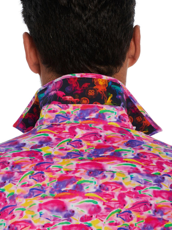 Robert Graham - Chemise manches courtes FISHY BUSINESS - LE CAPITAINE D'A BORD