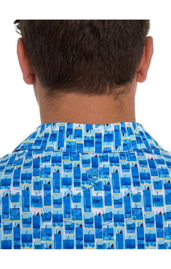 Robert Graham - Polo manches courtes performance Tequila Sunrise - LE CAPITAINE D'A BORD