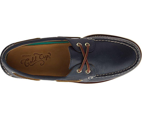 Sperry - Men's Gold A/O 2-Eye - Navy - LE CAPITAINE D'A BORD