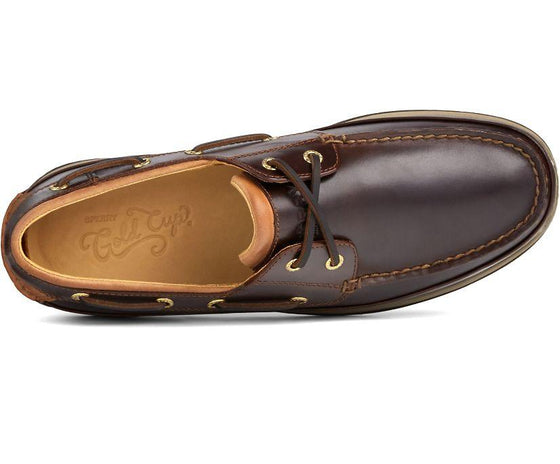 Sperry - Men's Gold ASV 2-Eye Boat Shoe - Amaretto - LE CAPITAINE D'A BORD