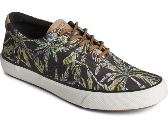 Sperry - Men's Striper II CVO SeaCycled Sneaker - Palm Black - LE CAPITAINE D'A BORD