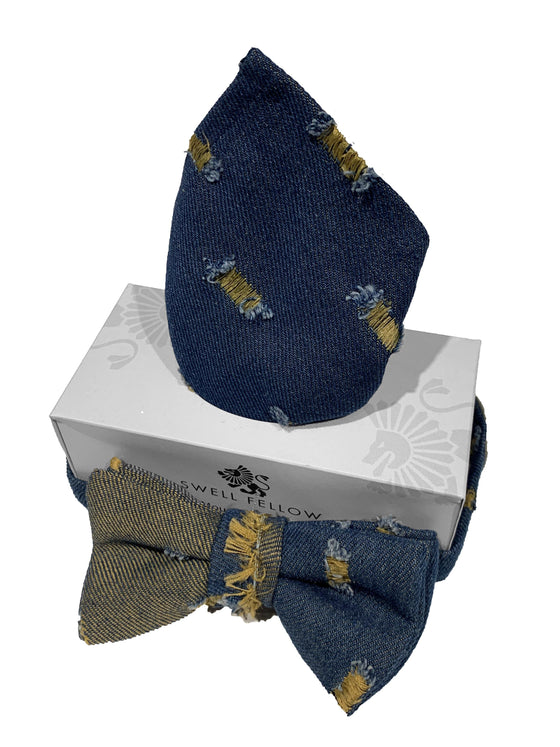 Swell Fellow - Byron - Nœud Papillon et Mouchoir de Poche - LE CAPITAINE D'A BORD